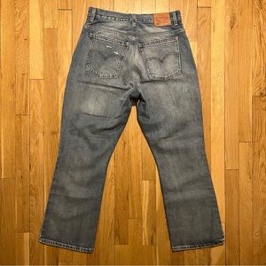 Levi’s Bootcut Jeans Womens 30x26 517 Distressed Blue Medium Wash Orange Tab